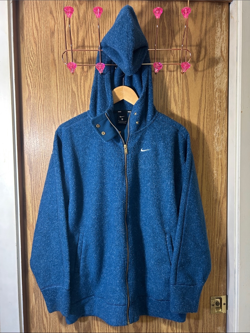 Nike Sample Lightweight Jacket Top NWOT Blue Small Athletic Streetwear